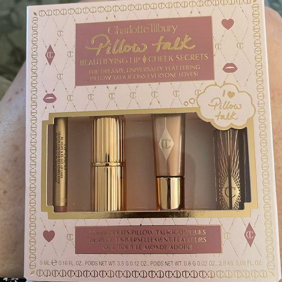 NWT Charlotte Tilbury Pillow TalkBeautifying Lip Cheek Secrets Set